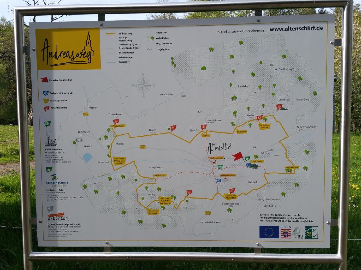 Appartamento Betzemuehle 1 Bauernhof Altenschlirf Esterno foto